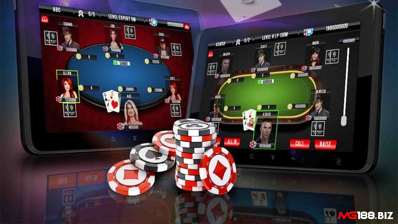Phiên bản online của game bài Poker