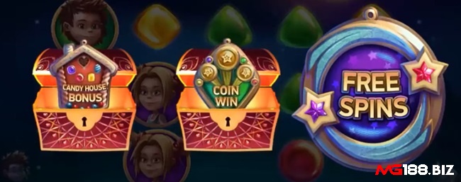 3 biểu tượng Bonus sẽ kích hoạt 3 tính năng thưởng bổ sung trong Bonus Feature