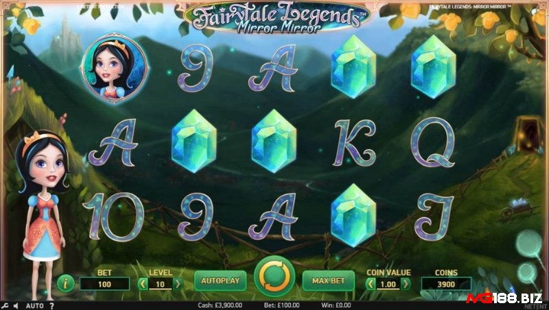 Fairytale Legends Mirror Mirror có các biểu tượng đại diện các nhân vật trong truyện