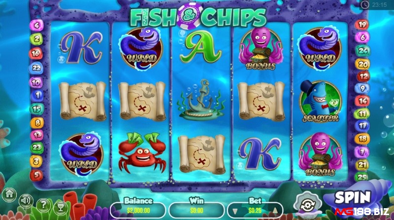 Link tải Slots game Fish and Chip