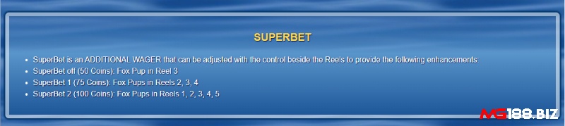 Superbet mang lại 3 cải tiến cho người chơi trong Foxin Wins Again