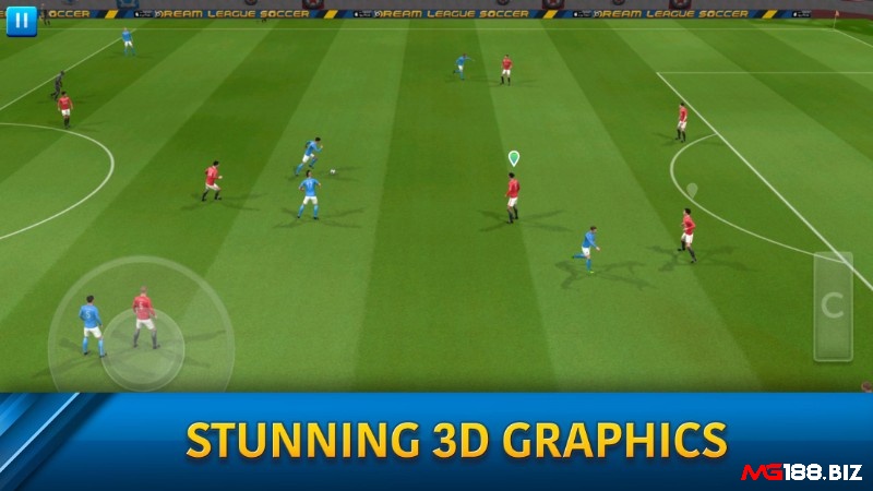 Game Dream League Soccer có đồ họa 3D chân thực và đẹp mắt