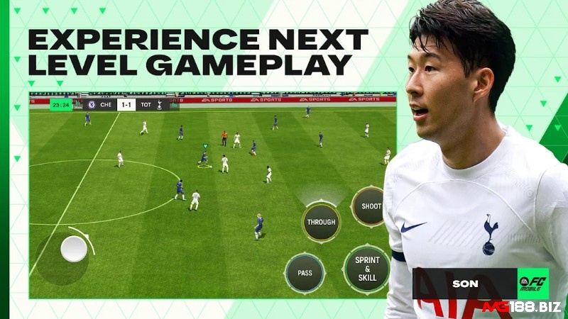 Game FIFA Football có lối chơi quản lý và mô phỏng các trận đấu bóng đá hấp dẫn