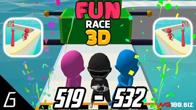 Game Fun Race 3D có nhiều cấp độ màn chơi tha hồ trải nghiệm