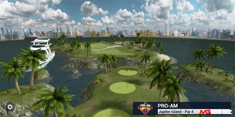 Đồ họa của game Golf King sắc nét, đầy sự thú vị