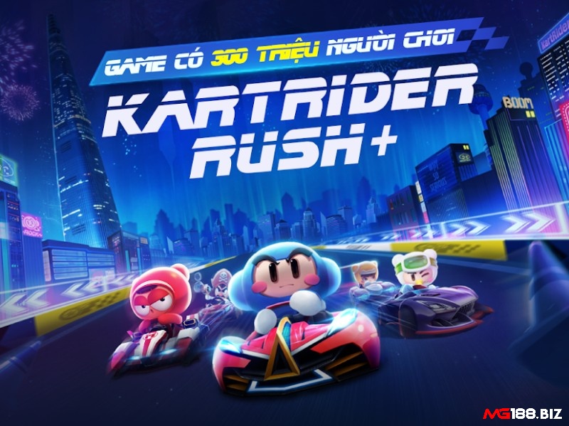 Game KartRider Rush+ Funtap là tựa game đua xe vui nhộn và hấp dẫn