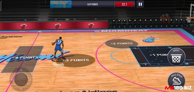 Game NBA LIVE Mobile Basketball có lối chơi mô phỏng môn bóng rổ hấp dẫn