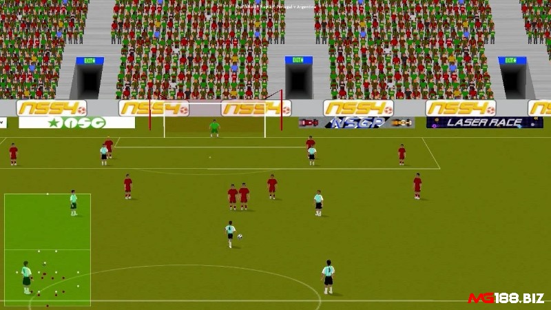 Game New Star Soccer được mô phỏng vô cùng chân thực và sống động 