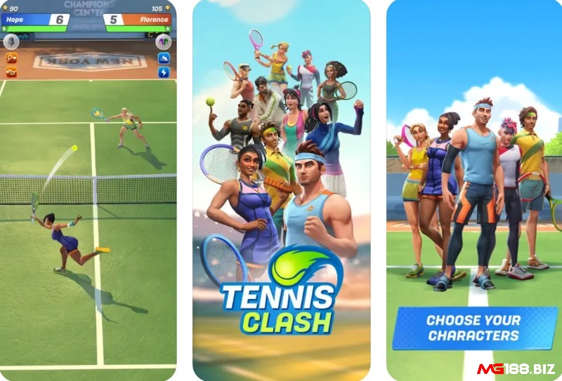 Game Tennis Clash là một tựa game chơi quần vợt khá hay trên điện thoại di động