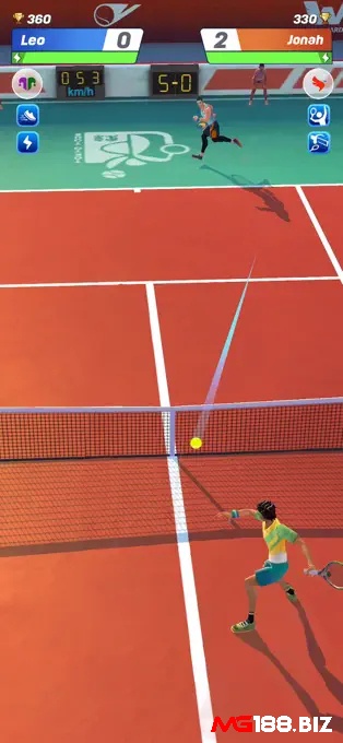 Các trang bị trong Tennis Clash giúp người chơi cải thiện và nâng cao kỹ năng của mình