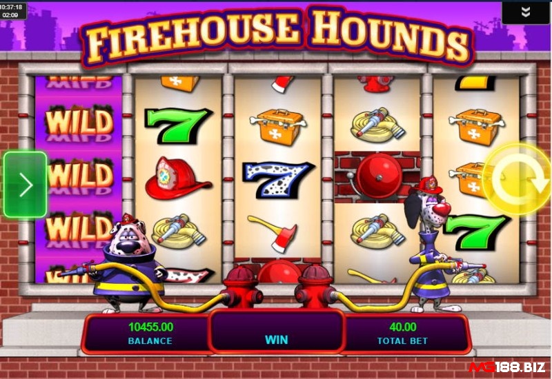 Slot chủ đề cứu hỏa này cung cấp sân chơi 5x3 với 30 hàng thưởng cố định