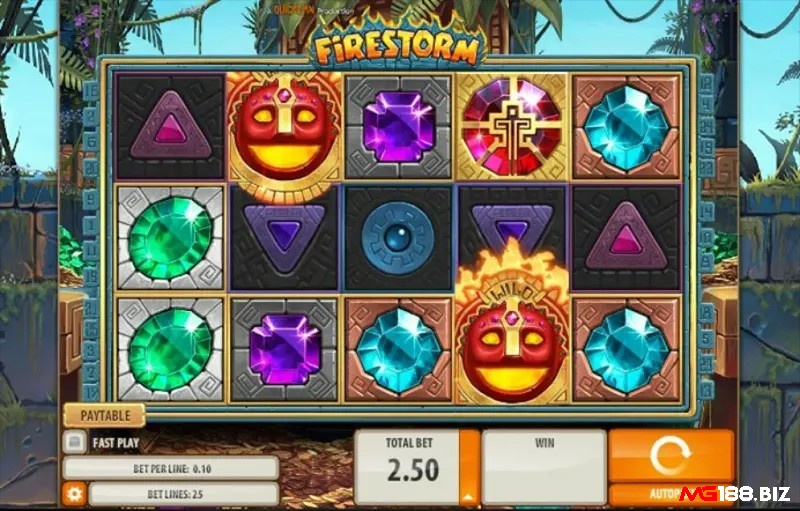Firestorm là một slot game lấy chủ đề bão lửa đẹp mắt và hấp dẫn