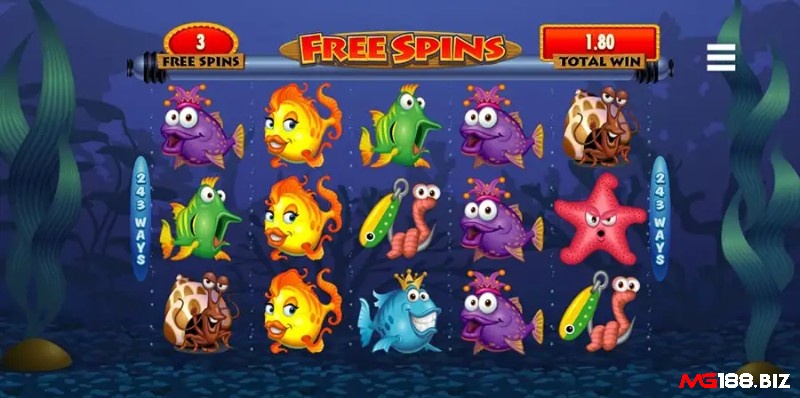 Bữa tiệc cá là game slot video 5 cuộn được phát trên 243 dòng