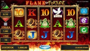 Flame of Fortune Jackpot - Cuộn quay đánh bạc với ngọn núi lửa