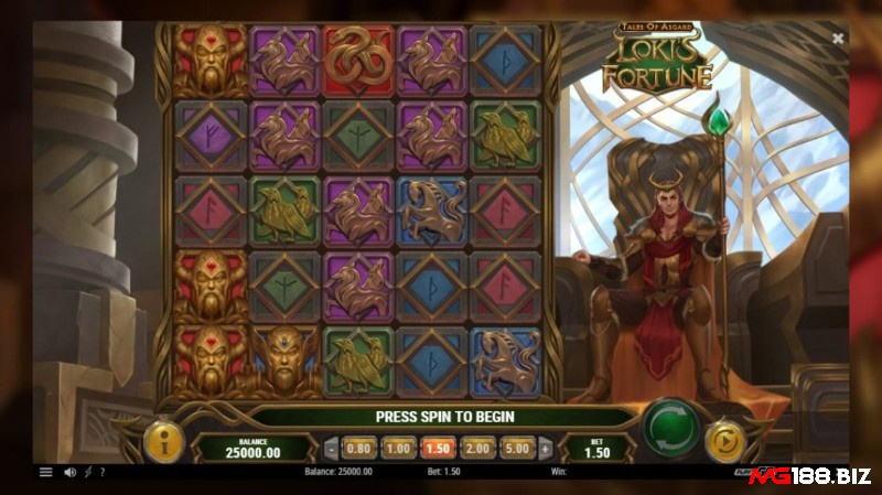 Slot game Fortune of Asgard lấy chủ đề về thần thoại Bắc Âu hấp dẫn