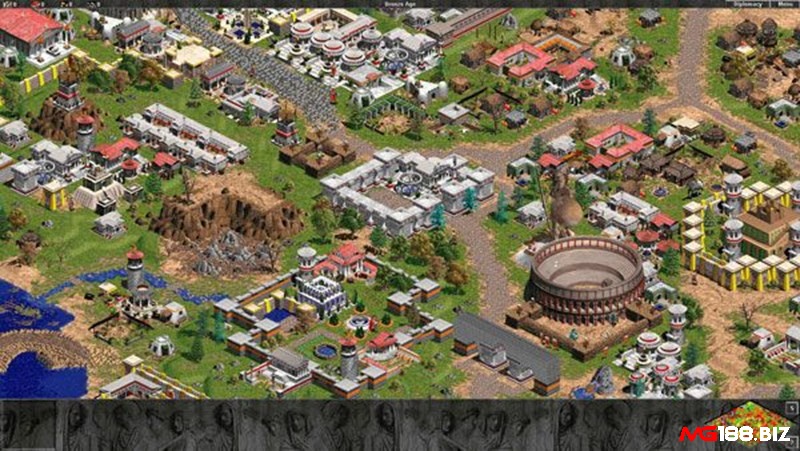Game Age of Empires (AoE) có đồ họa đẹp mắt và sinh động