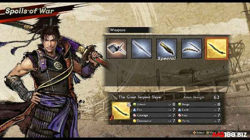Samurai Warriors 5 có nhiều loại vũ khí khác nhau