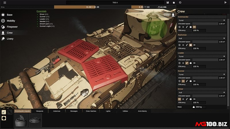 Game Sprocket có lối chơi xây dựng xe tăng và chiến đấu hấp dẫn