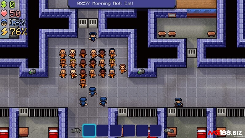 Đồ họa pixel của game The Escapists 2