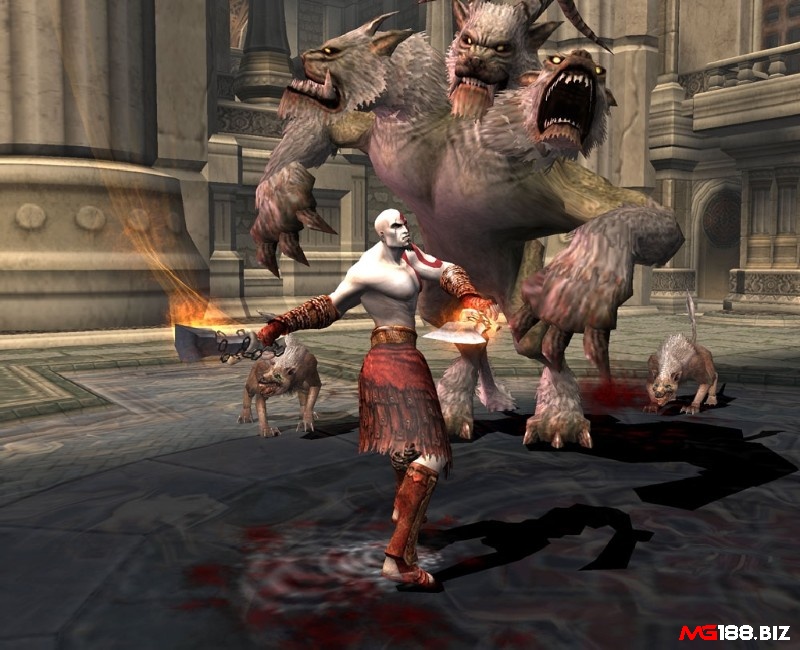 God of War II đem người chơi trải nghiệm hành động phiêu lưu dưới góc nhìn thứ ba