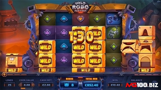 Các thuật ngữ trong Wild Robo Factory vô cùng đơn giản