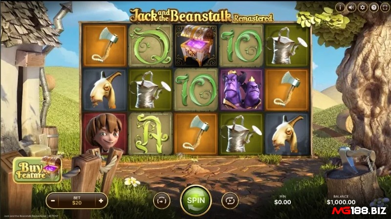 Cách giành chiến thắng trong game Jacks Beanstalk