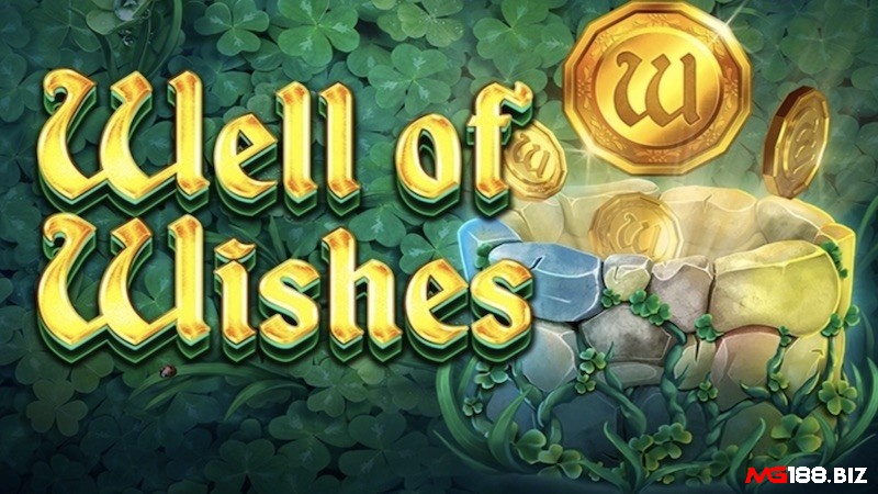 Chủ đề trong game Well Of Wishes với hình ảnh cỏ 4 lá đầy may mắn