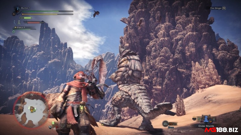 Khi chơi Monster Hunter: World game thủ sẽ bước chân vào thế giới New World đầy rẫy quái vật khổng lồ