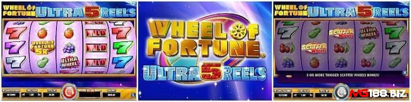 Hệ thống tính năng của Wheel of Fortune Ultra 5 Reels vô cùng đa dạng