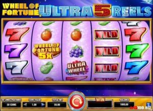 Wheel of Fortune Ultra 5 Reels slot hấp dẫn kịch tính trên cuộn