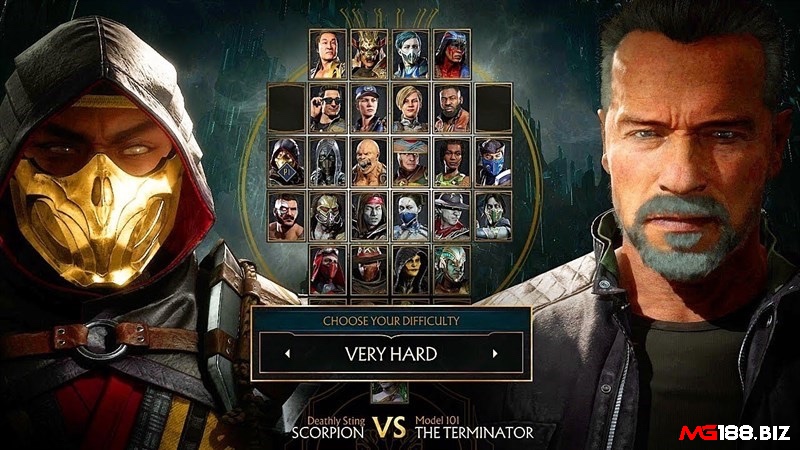 Mortal Kombat 11 có đa dạng nhân vật khác nhau cho người chơi thoả sức lựa chọn