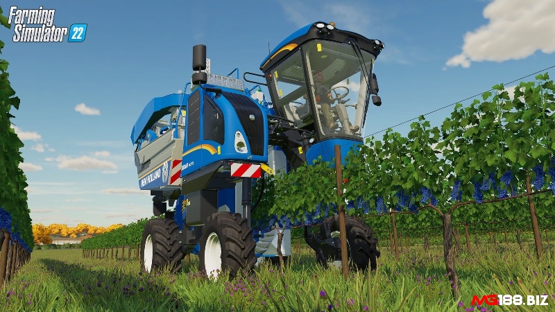 Farming Simulator 22 sở hữu đồ hoạ mô phỏng chân thực như ngoài thực tế là những game nông trại hay nhất cho pc