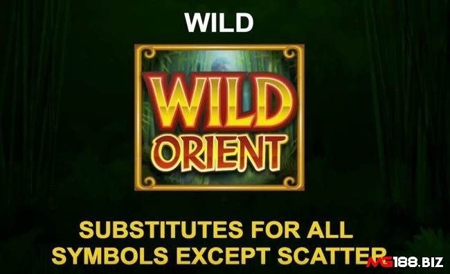 Biểu tượng Wild là Wild Orient có thể thay thế biểu tượng