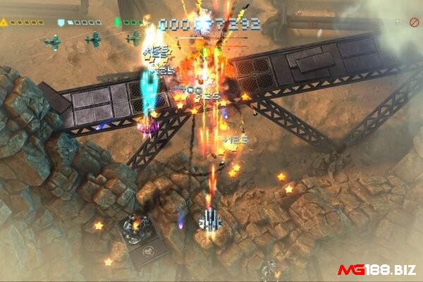 Sky Force Reloaded được thiết kế theo phong cách 8-bit, 16-bi