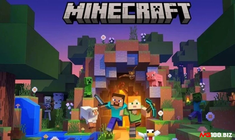 Game sinh tồn hay pc đồ họa 2D đặc trưng Minecraft