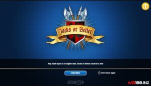 Jacks or Better: Trò chơi video poker độc đáo của nhà Play n Go