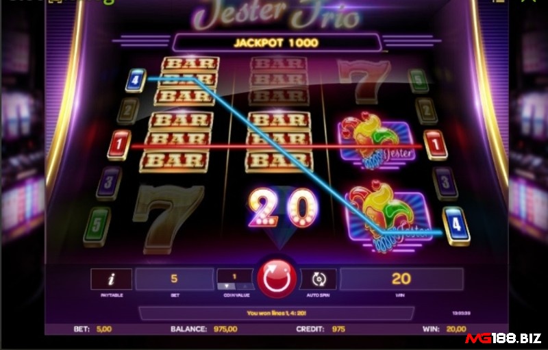 Trò chơi lấy bối cảnh ở bên trong một casino và guồng quay được đặt ở trung tâm