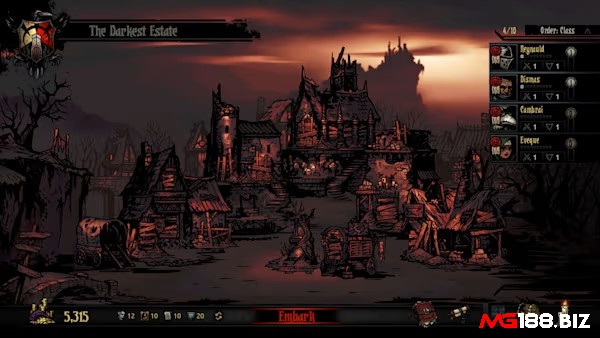 Những game offline hay pc - Darkest Dungeon