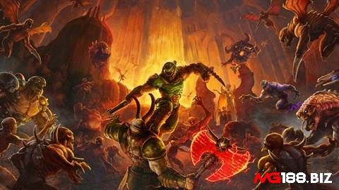 Doom Eternal có đồ hoạ vô cùng đẹp mắt và sống động, thu hút người chơi