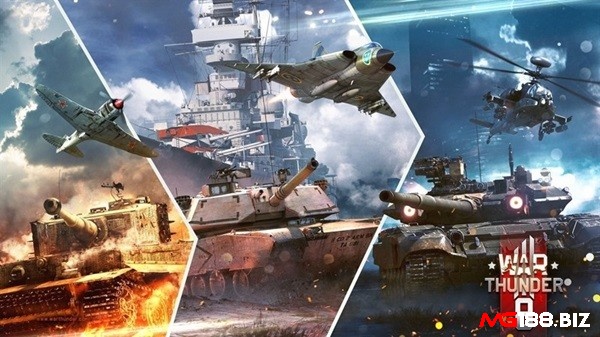 Một kho vũ khí đa dạng được cung cấp trong War Thunder