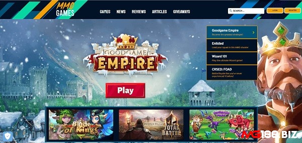 Mmogames.com có nhiều trò chơi có thể tải xuống để chơi ngoại tuyến