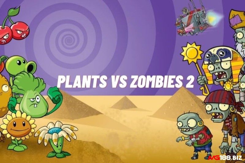 Game offline cho iOS chủ đề giải trí hấp dẫn Plants vs zombies 2