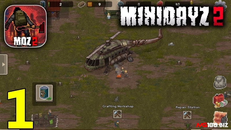 Game mobile sinh tồn Mini DayZ 2