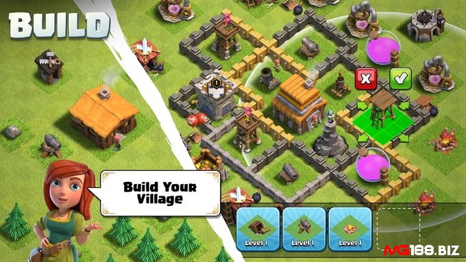 Cách xây làng trong Clash of Clans cần tạo bố cục hợp lý